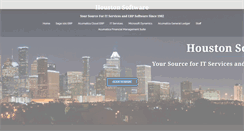 Desktop Screenshot of houstonsoftware.com